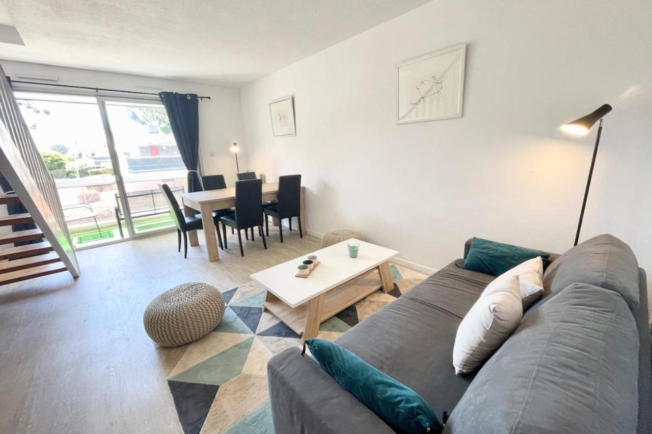 T3 Duplex Top Cosy Balcon 300M Des Plages Carnac Zewnętrze zdjęcie
